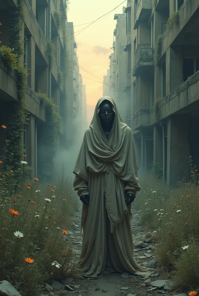 Create an image and use the word as a reference: REMAINS OF REALITY. It's for a poetry channel