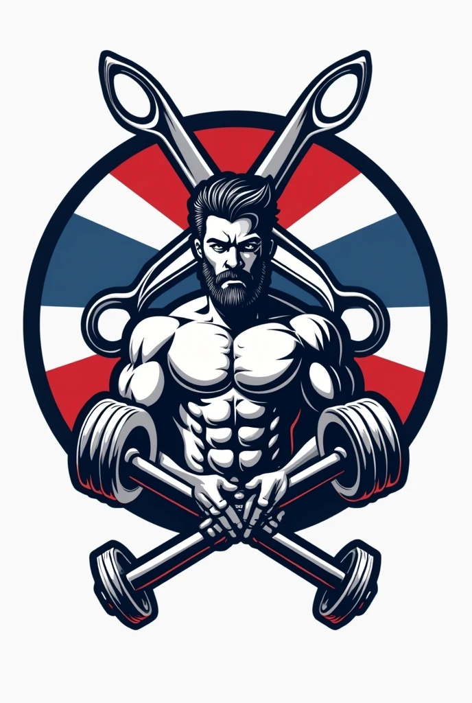 Logo. gym barber