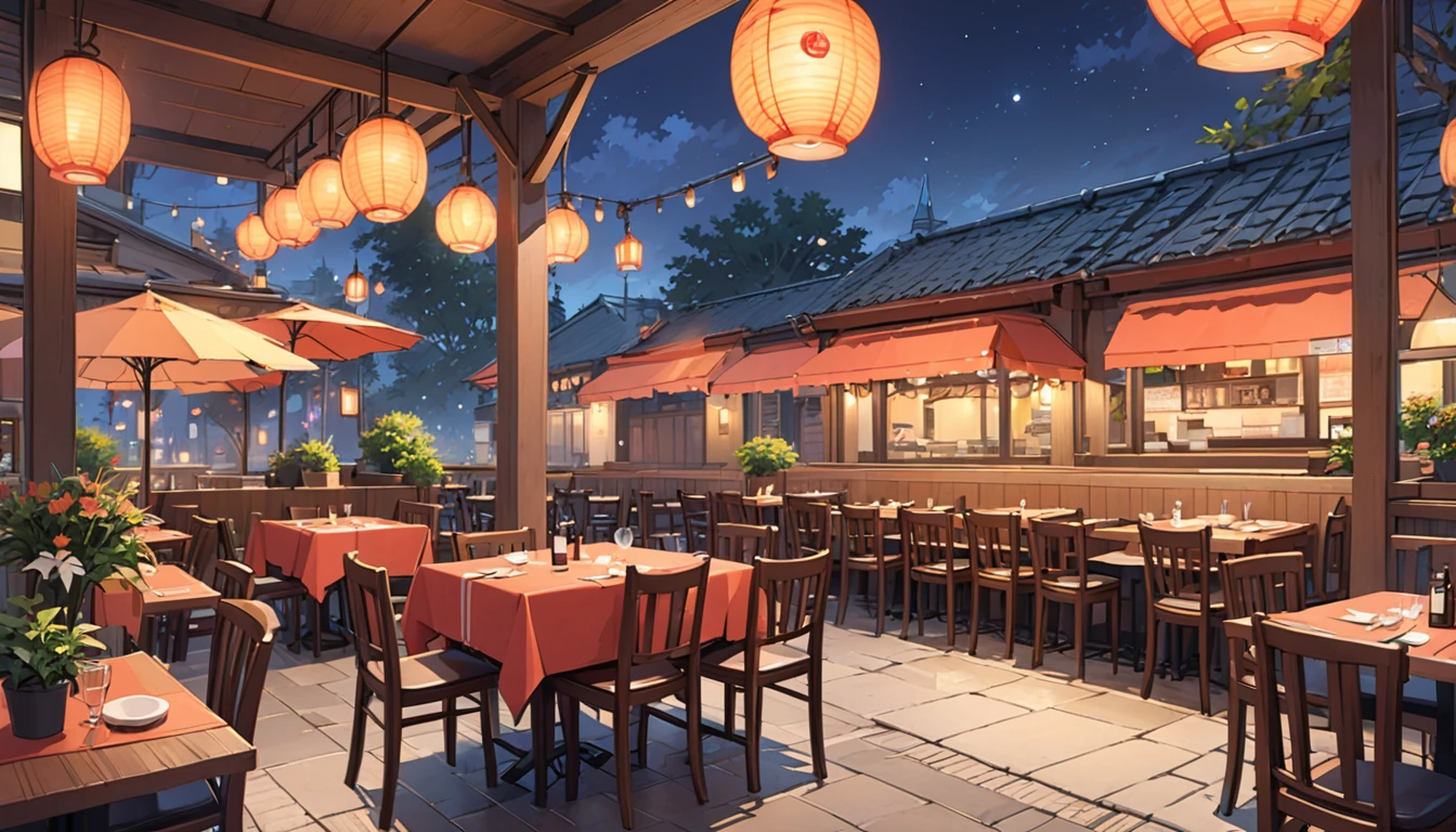 background,restaurant,night