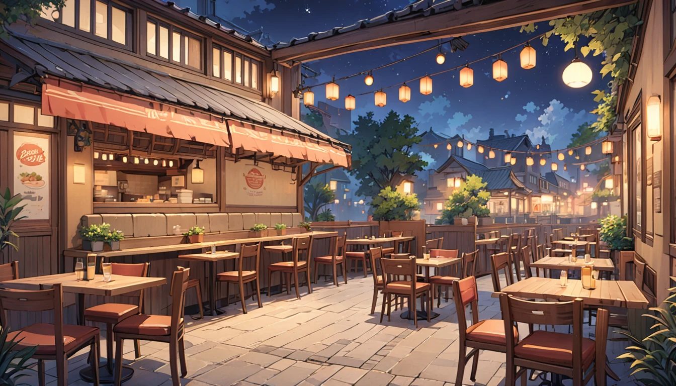 background,restaurant,night