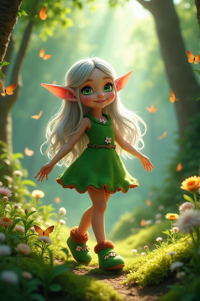 Elf in slippers