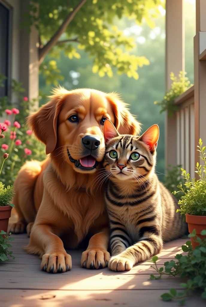 Dogs and cats together