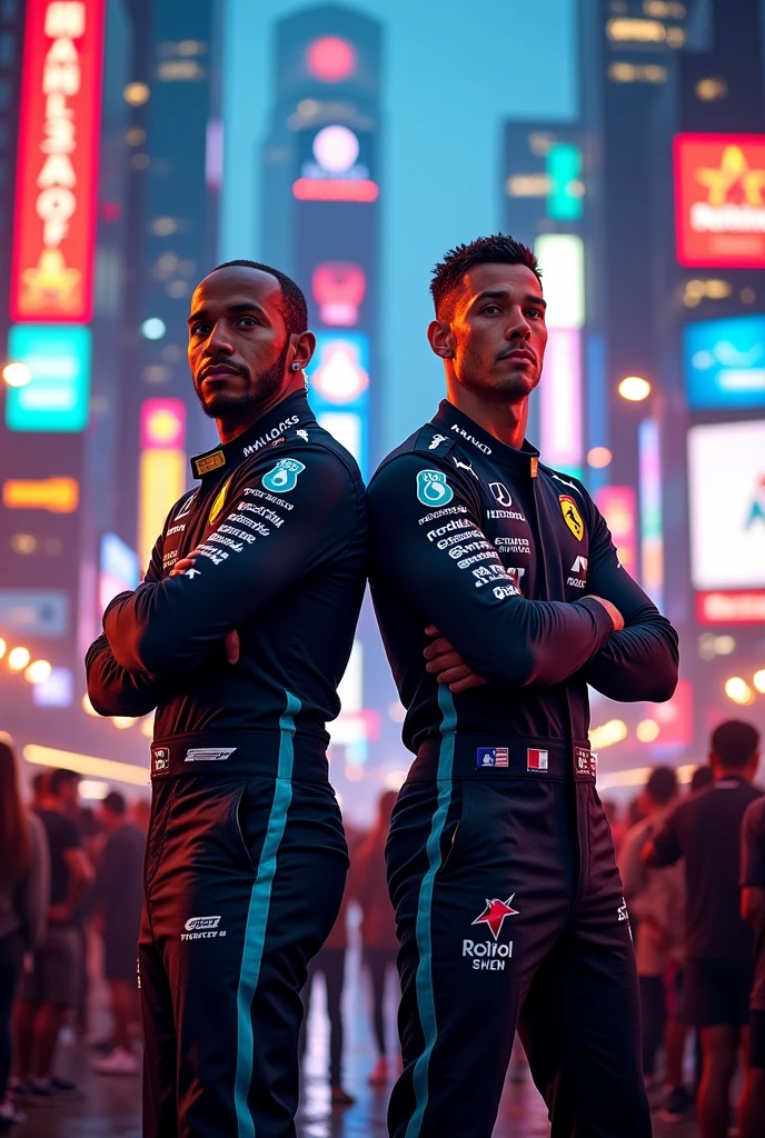Lewis Hamilton e Cristiano Ronaldo 