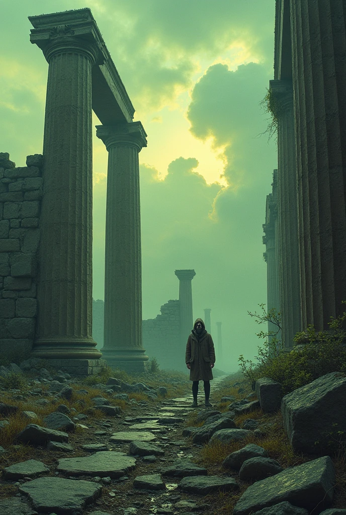 Ancient ruins destroyed by nuclear war