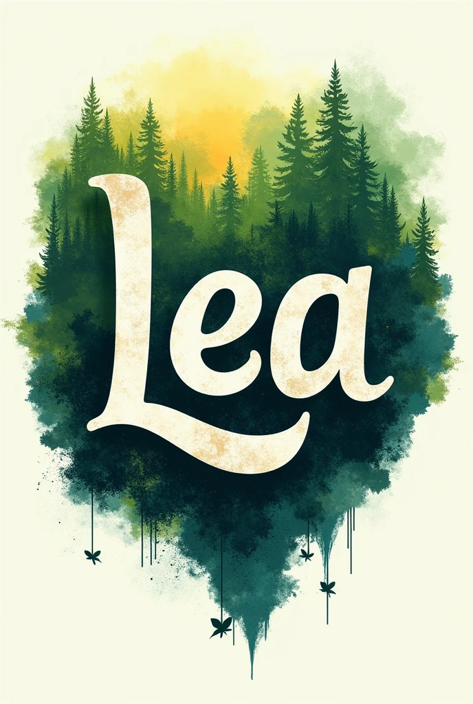 Create a logo with the words Geography and Lea