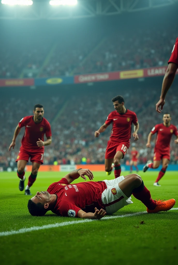 Chirtiano ronaldo faint