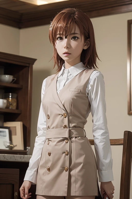mikoto misaka, ful dressed
