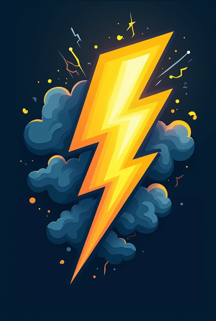 logo design : thunder