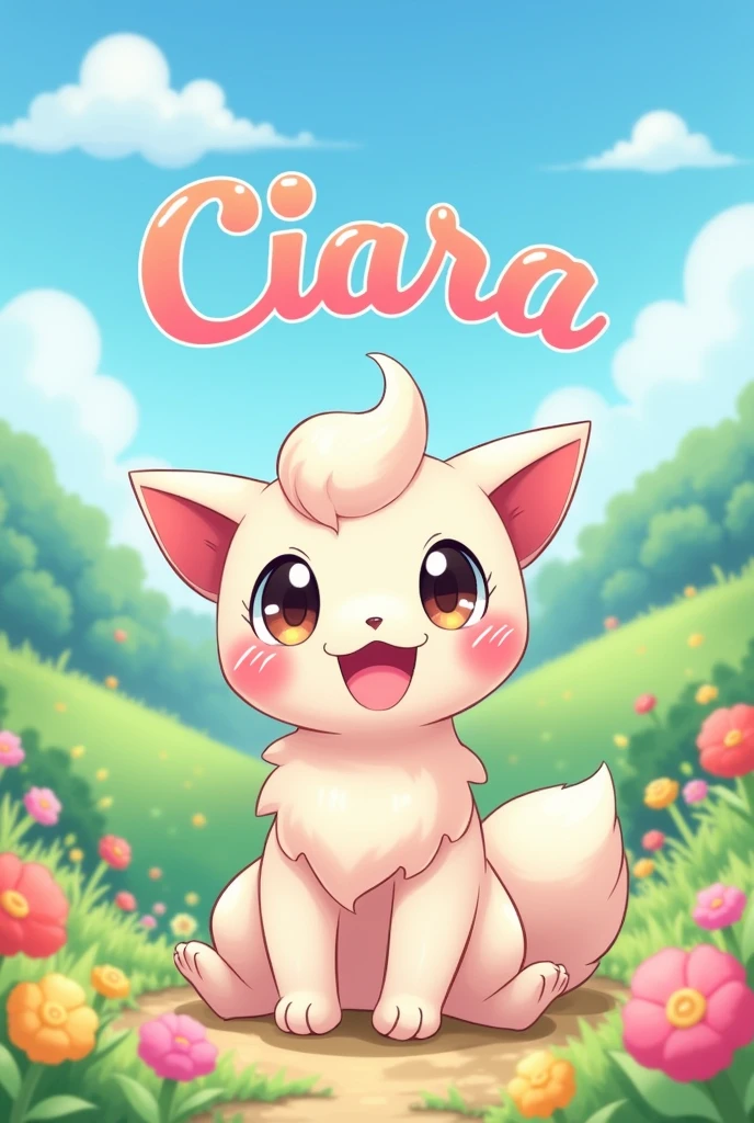 a picture of a cute pokemon over the text "Ciara".