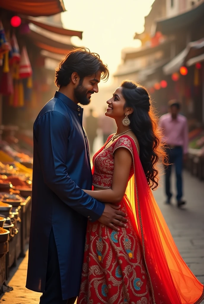 south asian young adult couple