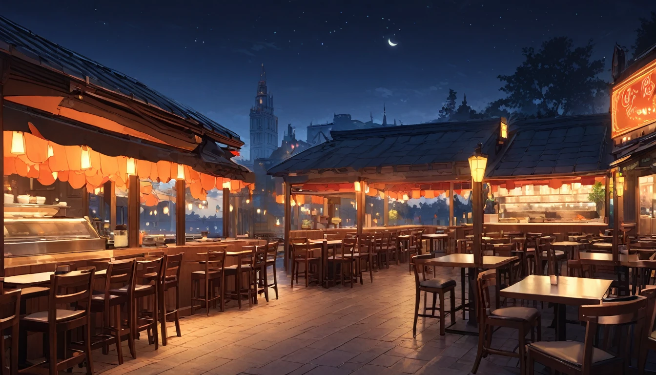 background,restaurant,night