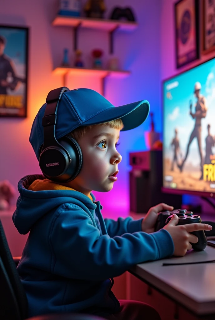 A little Man was playing Freefire