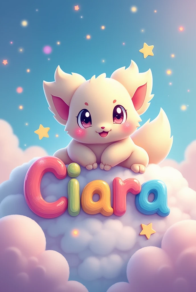 a picture of a cute pokemon over the text "Ciara".