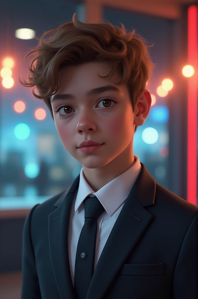 Make a profile picture of a formal gamer boy