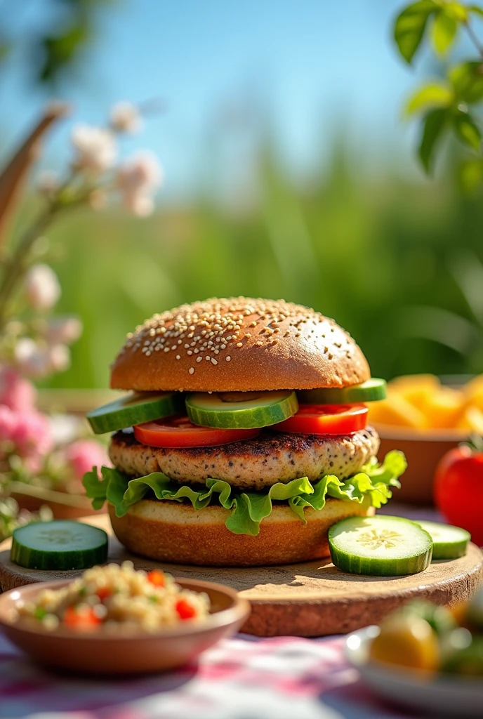 Healthy Dough Hamburger