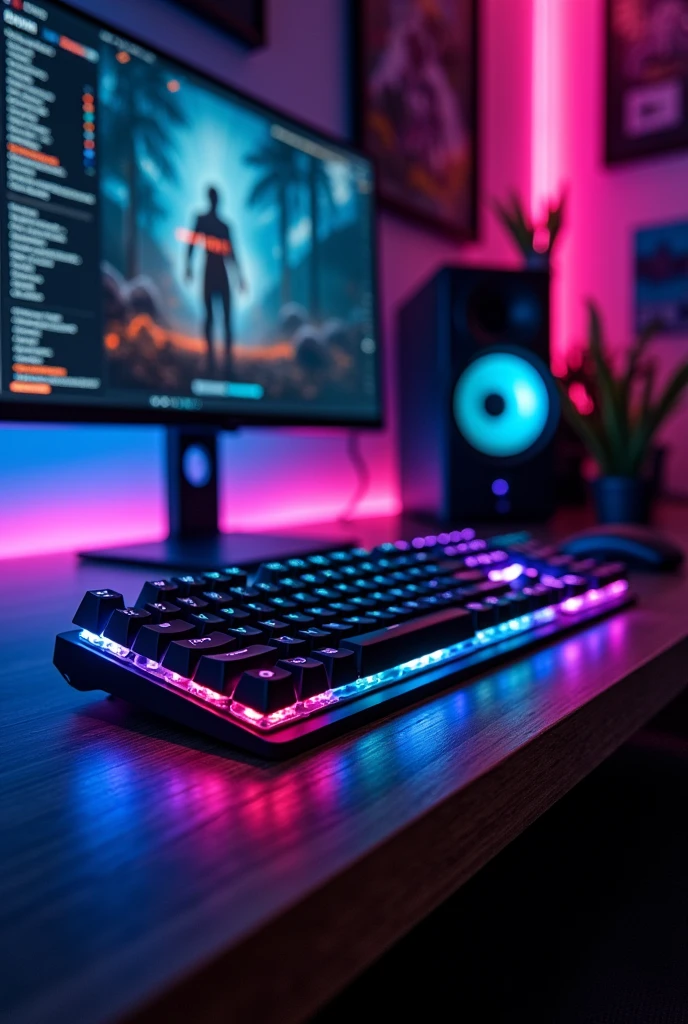 RGB keyboards often have a variety of settings and customization functions, which may include basic lighting modes.: Such as a single color backlight or color changing according to button presses, lighting effects: Such as pulse color change, Fire movement, Or lighting according to the rhythm of button presses, fine adjustment: For example, setting individual key lighting or creating custom lighting patterns. Setting up and controlling an RGB keyboard usually uses software that comes with the keyboard, which allows you to customize the effects and colors as desired.