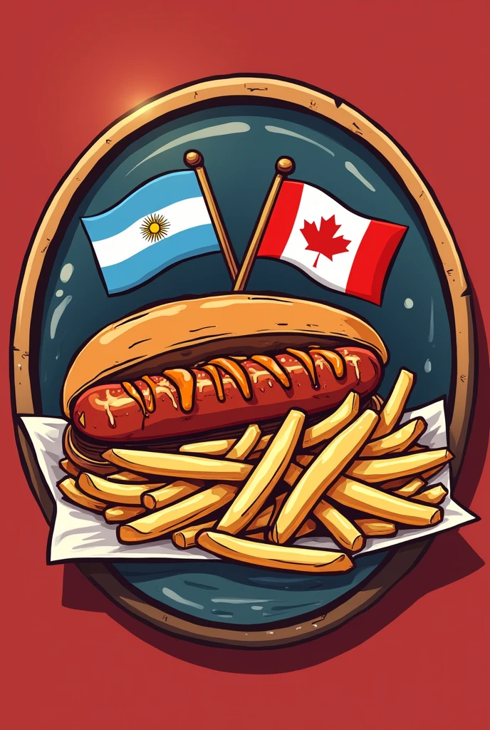Create the best logo for a choripan and poutine business