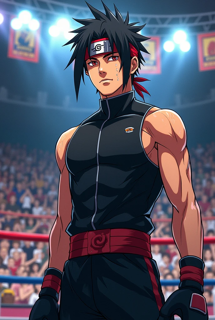 Shikamaru in Naruto boxing