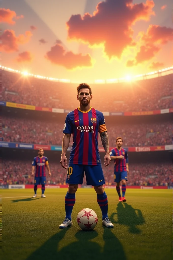 Messi with wojak photo 