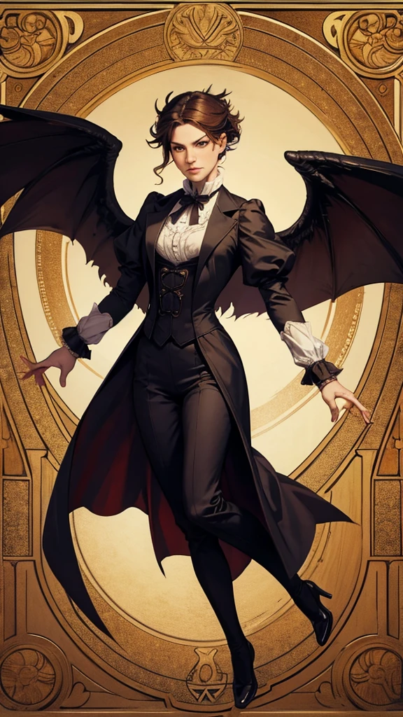 Lucifer, Whole body, Victorian style flying