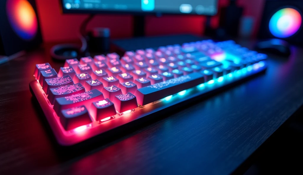 RGB keyboards use different types of keycaps, so there are several factors to consider.:
Keycap Compatibility:
RGB keyboards often use keycaps that are designed to match the distribution of LED light. Therefore, a keycap with a translucent or semi-transparent appearance will allow the LED light to shine through better, allowing the RGB light to shine through the keycap and making the lighting display more beautiful. Keycap material:
PBT (Polybutylene Terephthalate): Good wear and fade resistant ABS material (Acrylonitrile Butadiene Styrene): Relatively cheaper material but can wear out faster than other materials. Design and pattern.:
Keycaps can have various designs and patterns, such as transparent keycaps., Patterned glaze, Or keycaps with different printing patterns Installation:
The new keycaps you choose should match your keyboard's switch style, such as Cherry MX., razer, Or other types of switches, changing keycaps is a great way to customize your keyboard to give it a unique look and make the experience more special.