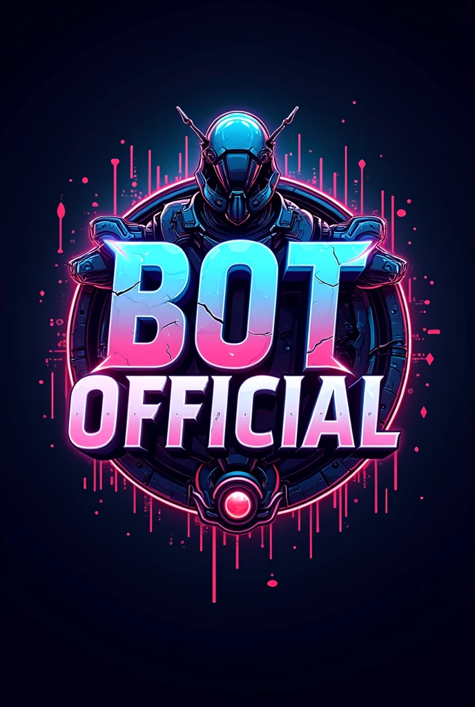 BOT OFFICIAL gaming logo with unique designs with text
