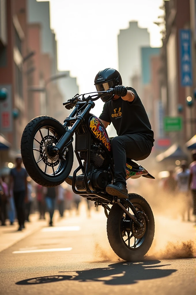 Modified KTR Nairobi stunt bike 
