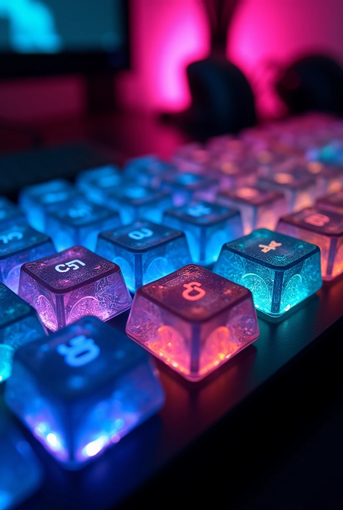 RGB keyboards use different types of keycaps, so there are several factors to consider.: Keycap Compatibility: RGB keyboards often use keycaps that are designed to match the distribution of LED light. Therefore, a keycap with a translucent or semi-transparent appearance will allow the LED light to shine through better, allowing the RGB light to shine through the keycap and making the lighting display more beautiful. Keycap material: PBT (Polybutylene Terephthalate): Good wear and fade resistant ABS material (Acrylonitrile Butadiene Styrene): Relatively cheaper material but can wear out faster than other materials. Design and pattern.: Keycaps can have various designs and patterns, such as transparent keycaps., Patterned glaze, Or keycaps with different printing patterns. Installation: The new keycaps you choose should match your keyboard's switch style, such as Cherry MX., razer, Or other types of switches, changing keycaps is a great way to customize your keyboard to give it a unique look and make the experience more special.
