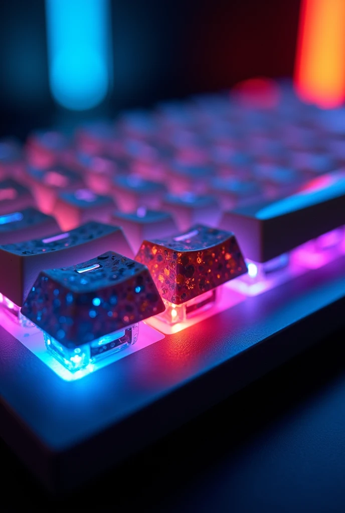 RGB keyboards use different types of keycaps, so there are several factors to consider.: Keycap Compatibility: RGB keyboards often use keycaps that are designed to match the distribution of LED light. Therefore, a keycap with a translucent or semi-transparent appearance will allow the LED light to shine through better, allowing the RGB light to shine through the keycap and making the lighting display more beautiful. Keycap material: PBT (Polybutylene Terephthalate): Good wear and fade resistant ABS material (Acrylonitrile Butadiene Styrene): Relatively cheaper material but can wear out faster than other materials. Design and pattern.: Keycaps can have various designs and patterns, such as transparent keycaps., Patterned glaze, Or keycaps with different printing patterns. Installation: The new keycaps you choose should match your keyboard&#39;s switch style, such as Cherry MX., razer, Or other types of switches, changing keycaps is a great way to customize your keyboard to give it a unique look and make the experience more special.