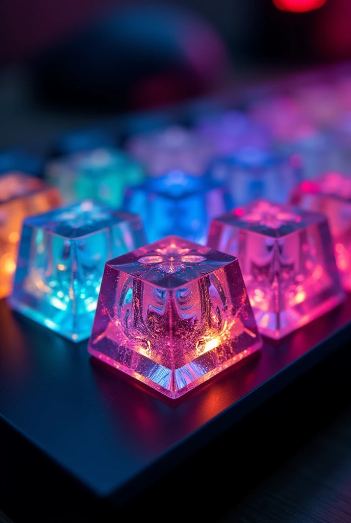 RGB keyboards use different types of keycaps, so there are several factors to consider.: Keycap Compatibility: RGB keyboards often use keycaps that are designed to match the distribution of LED light. Therefore, a keycap with a translucent or semi-transparent appearance will allow the LED light to shine through better, allowing the RGB light to shine through the keycap and making the lighting display more beautiful. Keycap material: PBT (Polybutylene Terephthalate): Good wear and fade resistant ABS material (Acrylonitrile Butadiene Styrene): Relatively cheaper material but can wear out faster than other materials. Design and pattern.: Keycaps can have various designs and patterns, such as transparent keycaps., Patterned glaze, Or keycaps with different printing patterns. Installation: The new keycaps you choose should match your keyboard's switch style, such as Cherry MX., razer, Or other types of switches, changing keycaps is a great way to customize your keyboard to give it a unique look and make the experience more special.