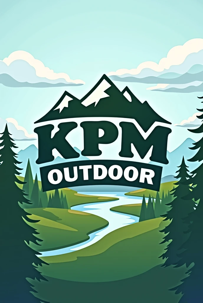 Logo topography with KPM OUTDOOR