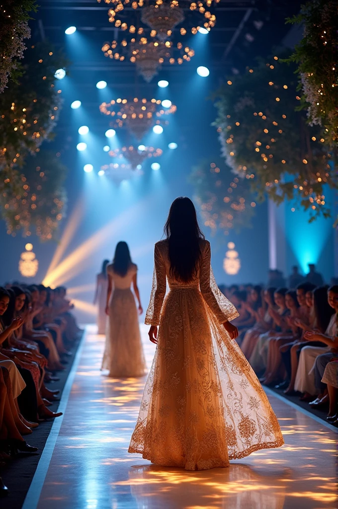 Fashion show with title name nakshatra