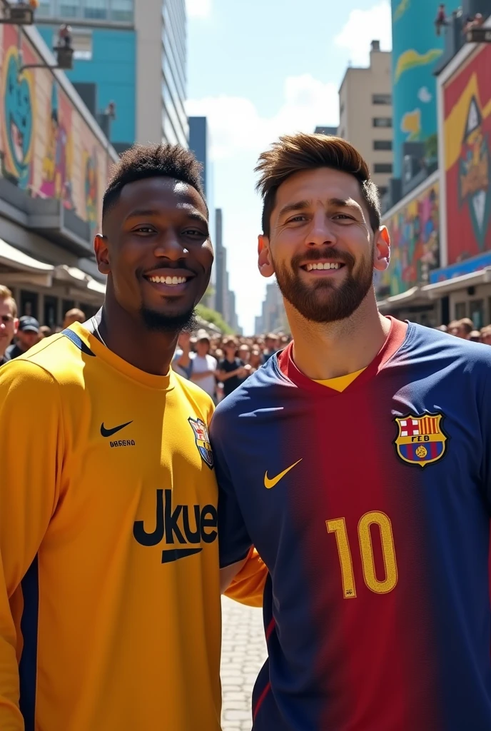 Myke towers con messi