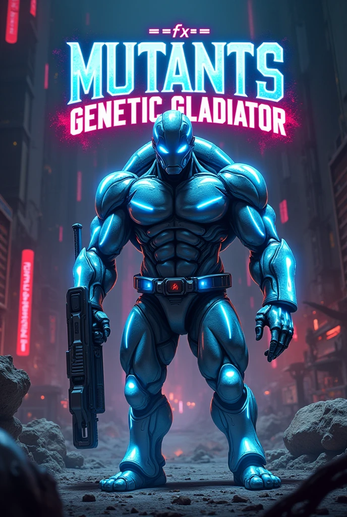 Logo game mutants genetic gladiator with name "-=fx=-"