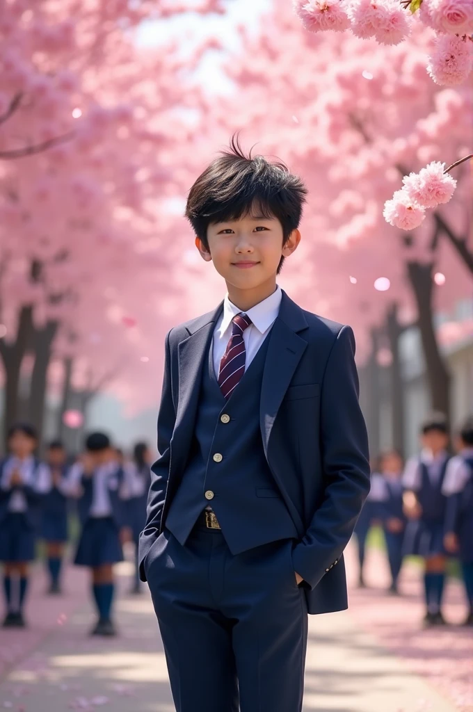 create a real life korean school boy
