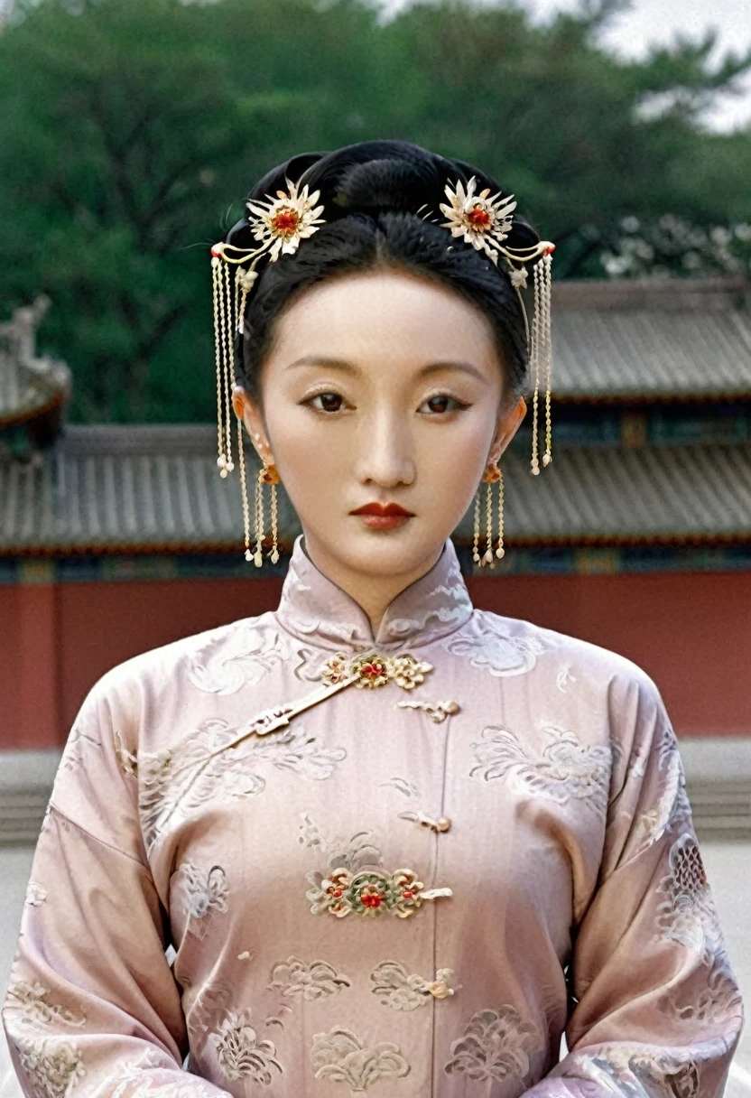 Female emperors of the Qing Dynasty, Full body nude seen from the front, Outside the Qing Dynasty Palace