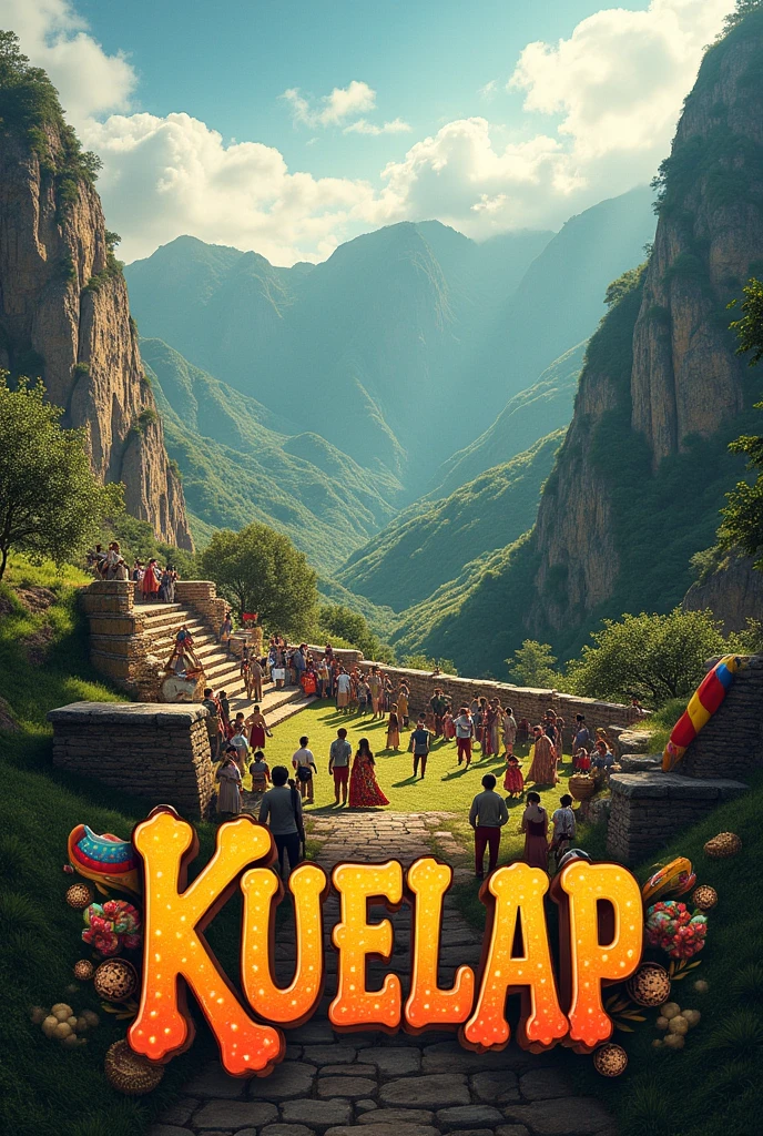 Generate a Kuelap poster with the words, FiestaBar