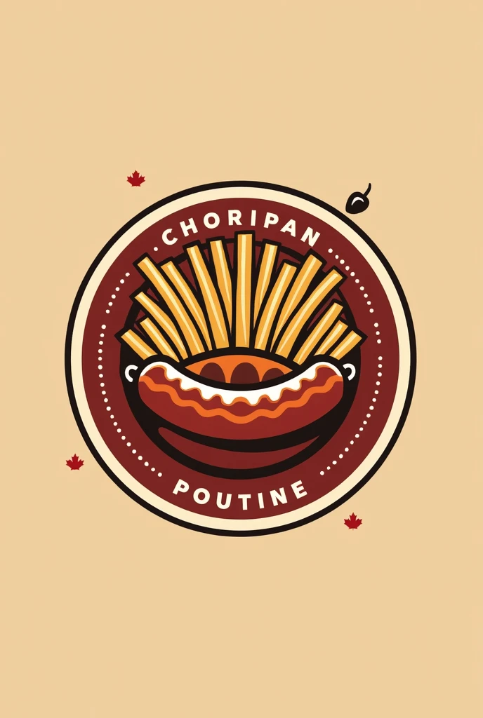 Create the best logo for a basic but stylish choripan and poutine business