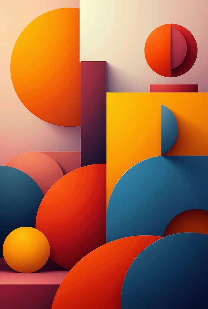 Generate a image about emphasis art shapes