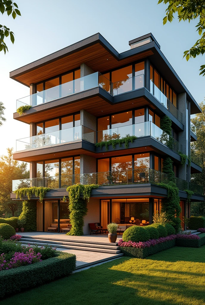 Super realistic five-story house