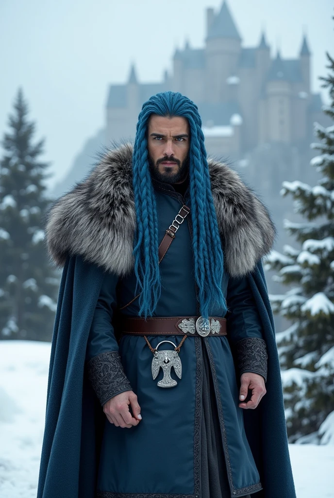 Daario Naharis from Game of Thrones as a Northern nobleman.