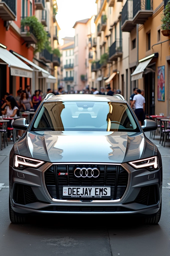 An audi q3 with deejay EMS numberplate