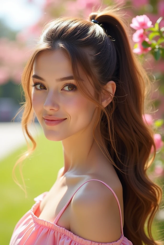 Ponytail hairstyle