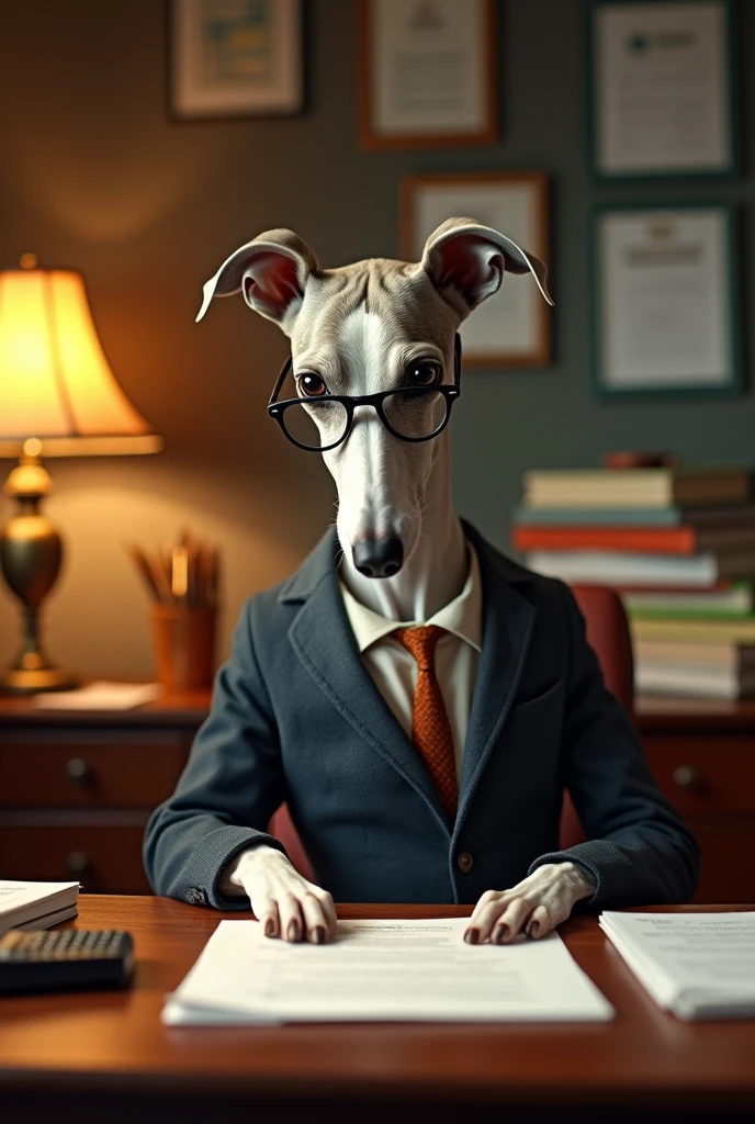 Greyhound breed accountant dog