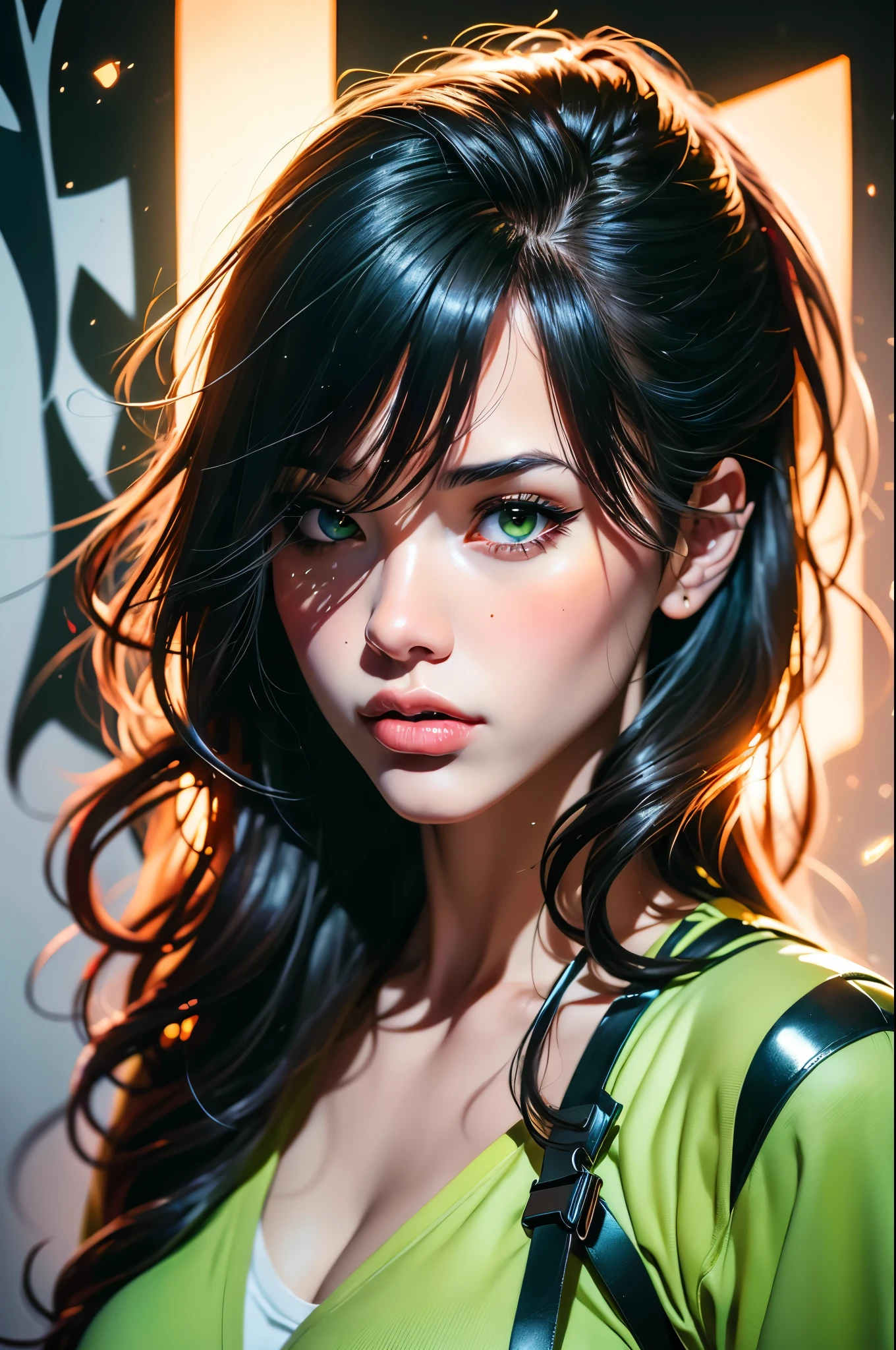 ::  comix style ryuko hikari ::2.9   style :: concept art, smooth, sharp focus, illustration, , character sheet, lightningwave, beautiful anime watercolor painting ,paint dripping by tim okamura, victor nizovtsev, greg rutkowski, noah bradley. trending on artstation, 8k, masterpiece, graffiti paint, fine detail, full of color, intricate detail, golden ratio illustration,monochromatic green background, masterpiece, best quality, high quality, highres, best quality, high resolution fix, bright amazing lighting, detail enhancement,(beautiful and clear background:1.2),, fantastic paintings ,graffit style, best quality, high quality, highres, detail enhancement, ((most beautiful image in the world)), masterpiece, best quality, high quality, highres, detail enhancement, ((most beautiful image )), , emphasis on the correct 5 fingers on each hand and the correct shadow, , bright image, art by stanley artgerm lau, art by kenneth rocafort, art by genzoman, art by joe madureira, art by blushyspicy, art by stjepan sejic, art by j scott campbell, art by guillem march, art by citemer liu, 4k, high resolution, comic book, comic book character, comic, high quality, masterpiece, best quality, high quality, highres, amazing lighting, detail enhancement, most beautiful image in the world, 8k resolution, awe inspiring, hd, 4k, masterpiece, highres, absurdres, natural volumetric lighting and best shadows, deep depth of field, sharp focus,::inking comix on pencils  by richard luong ::stunningly