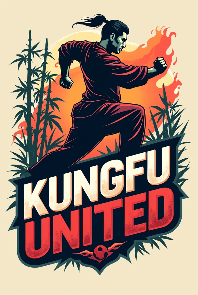 I need an logo for football team
And the team name Kungfu united