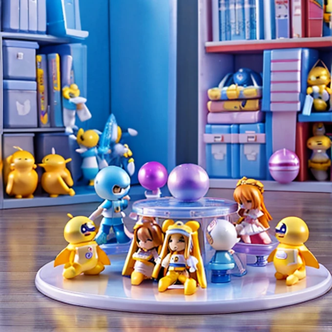 1
a close up of a table with a bunch of small toys, digimon, glamorous angewoman digimon, minions digimon, digimon key art, toys figures, vinyl toy figurine, posable pvc, nendoroid 3 d, detailed image, figurines, digimon anime key art, nendoroid, takaratomy, giga, fully posable, pvc figurine。super high resolution, detailed background, World Heritage Site, 6+boys, 6+girls, Happy, joyful, absurdres(Photos of solo travelers)(kemono, furry anthro),