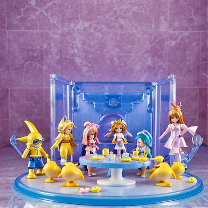1
a close up of a table with a bunch of small toys, digimon, glamorous angewoman digimon, minions digimon, digimon key art, toys figures, vinyl toy figurine, posable pvc, nendoroid 3 d, detailed image, figurines, digimon anime key art, nendoroid, takaratomy, giga, fully posable, pvc figurine。super high resolution, detailed background, World Heritage Site, 6+boys, 6+girls, Happy, joyful, absurdres(Photos of solo travelers)(kemono, furry anthro),