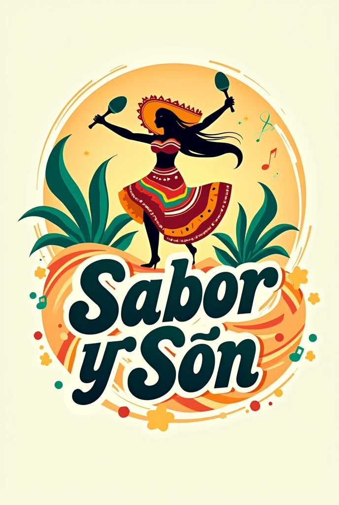 make a logo for a cumbia group called Sabor y son