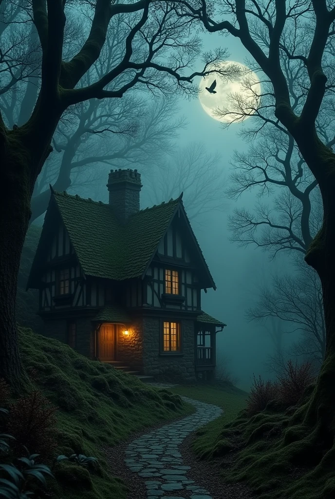 Cottage in Middle of a scary forest